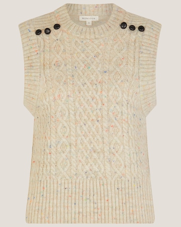 Monsoon Carly Cable Knit Vest