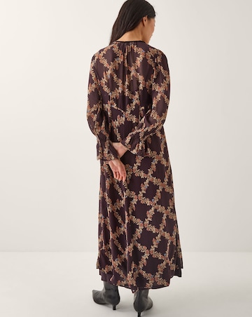 Monsoon Cheryl Diamond Floral Midi Dress