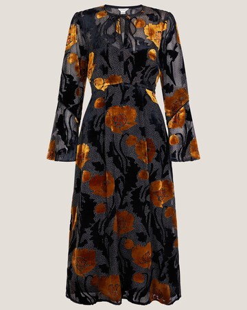 Monsoon Reese Polka Dot Midi Dress