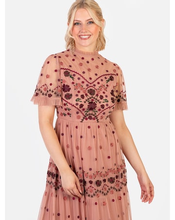 Maya Deluxe Embroidered Dress