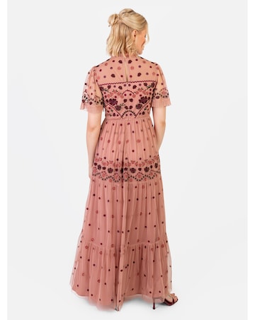 Maya Deluxe Embroidered Dress