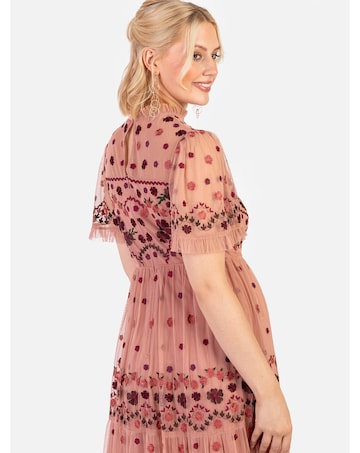 Maya Deluxe Embroidered Dress