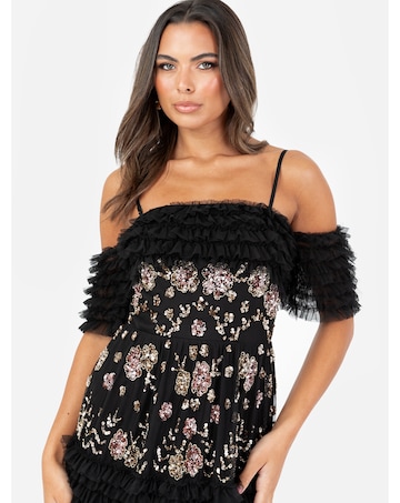 Maya Deluxe Embellished Dress