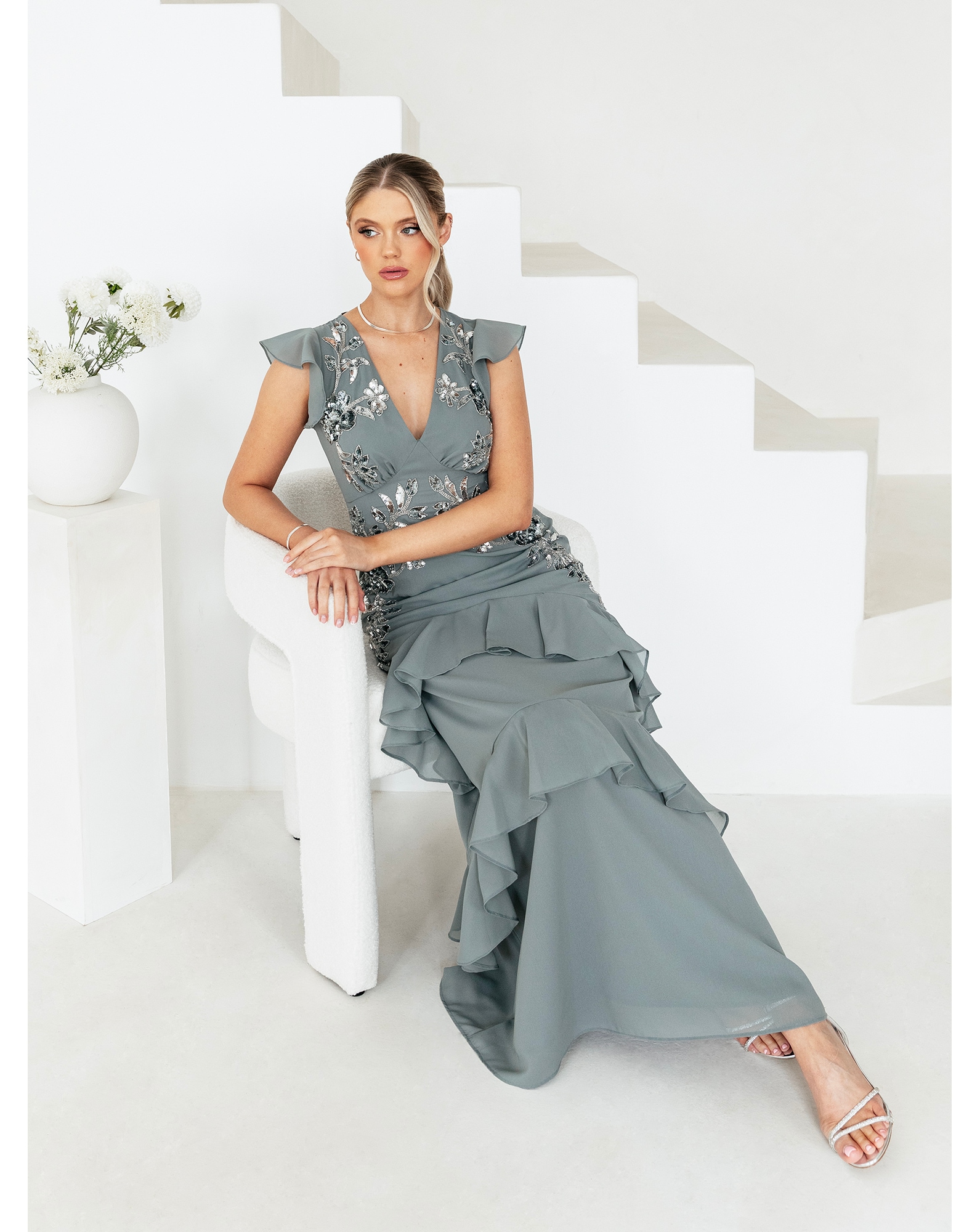 New In - Maya Deluxe Embellished Dress