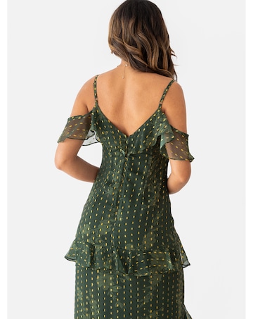 Anaya Metallic thread Dress