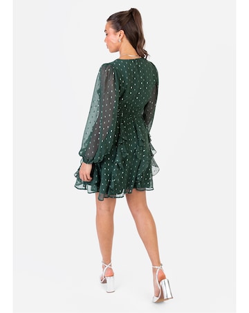 Anaya Metallic thread Dress