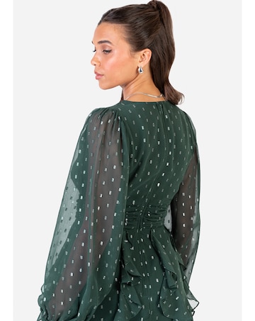 Anaya Metallic thread Dress