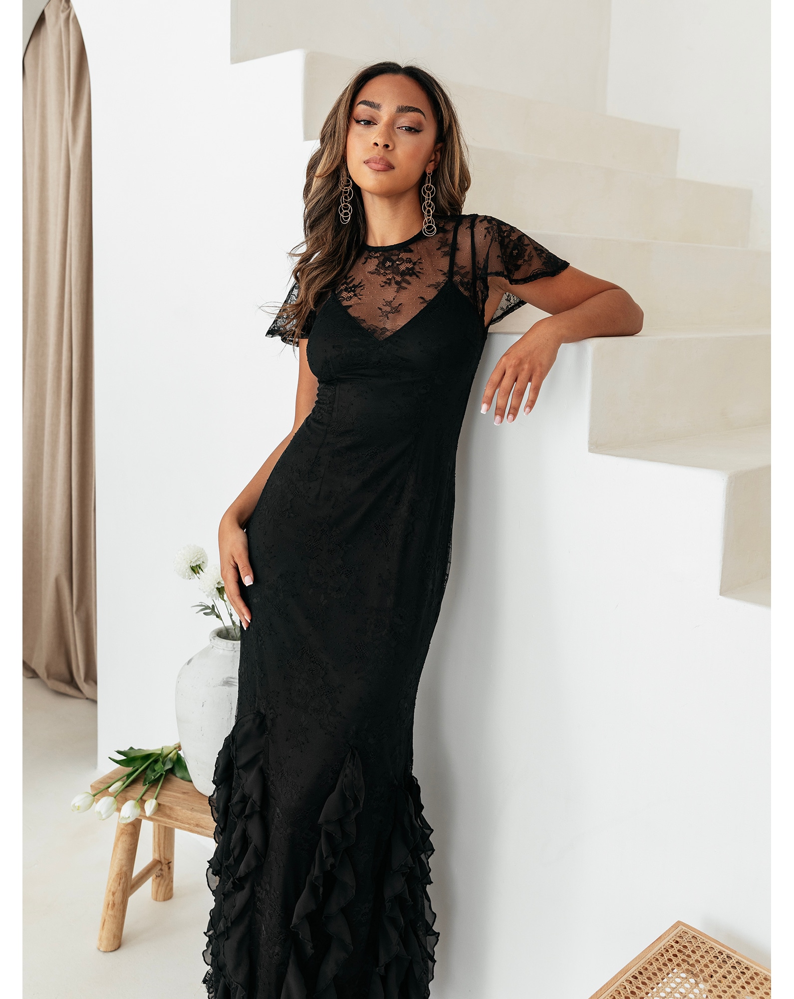 Maya Deluxe Laced Dress