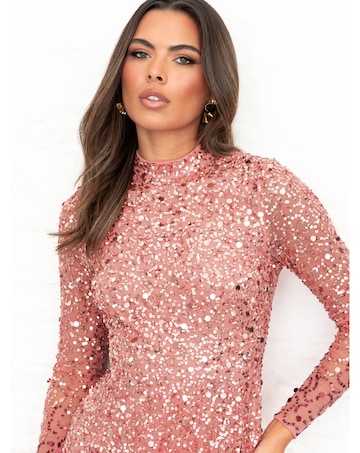 Maya Deluxe Sequined Dress