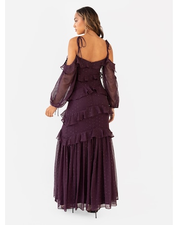 Anaya Metallic thread Dress