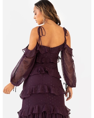 Anaya Metallic thread Dress