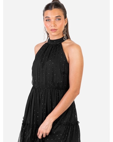 Anaya Metallic thread Dress