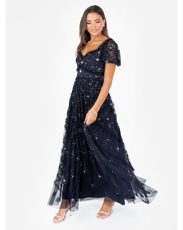 Maya Deluxe Embellished Dress