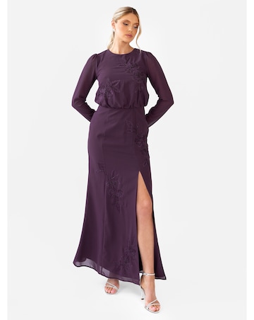 Maya Deluxe Embroidered Dress