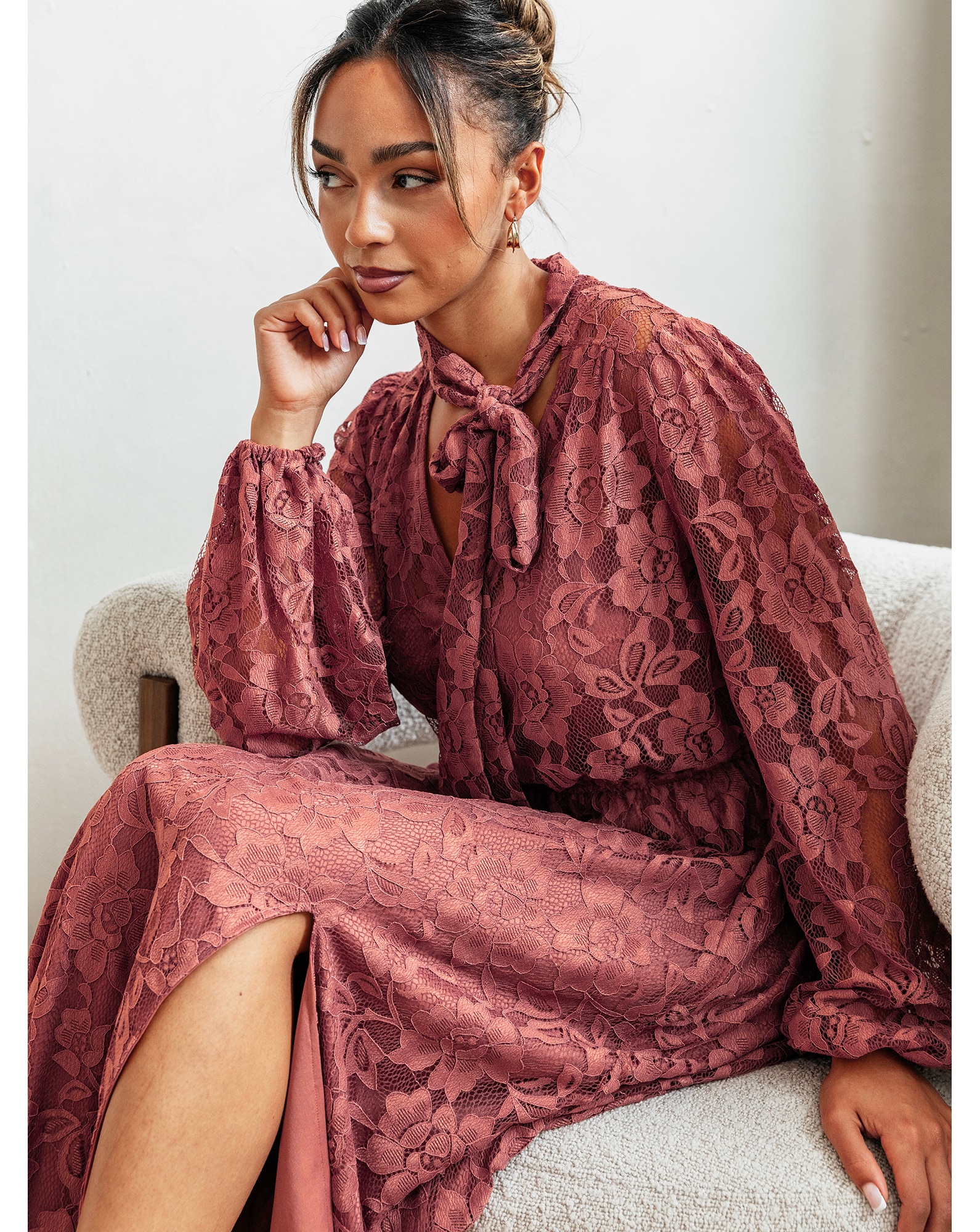 Maya Deluxe Laced Dress