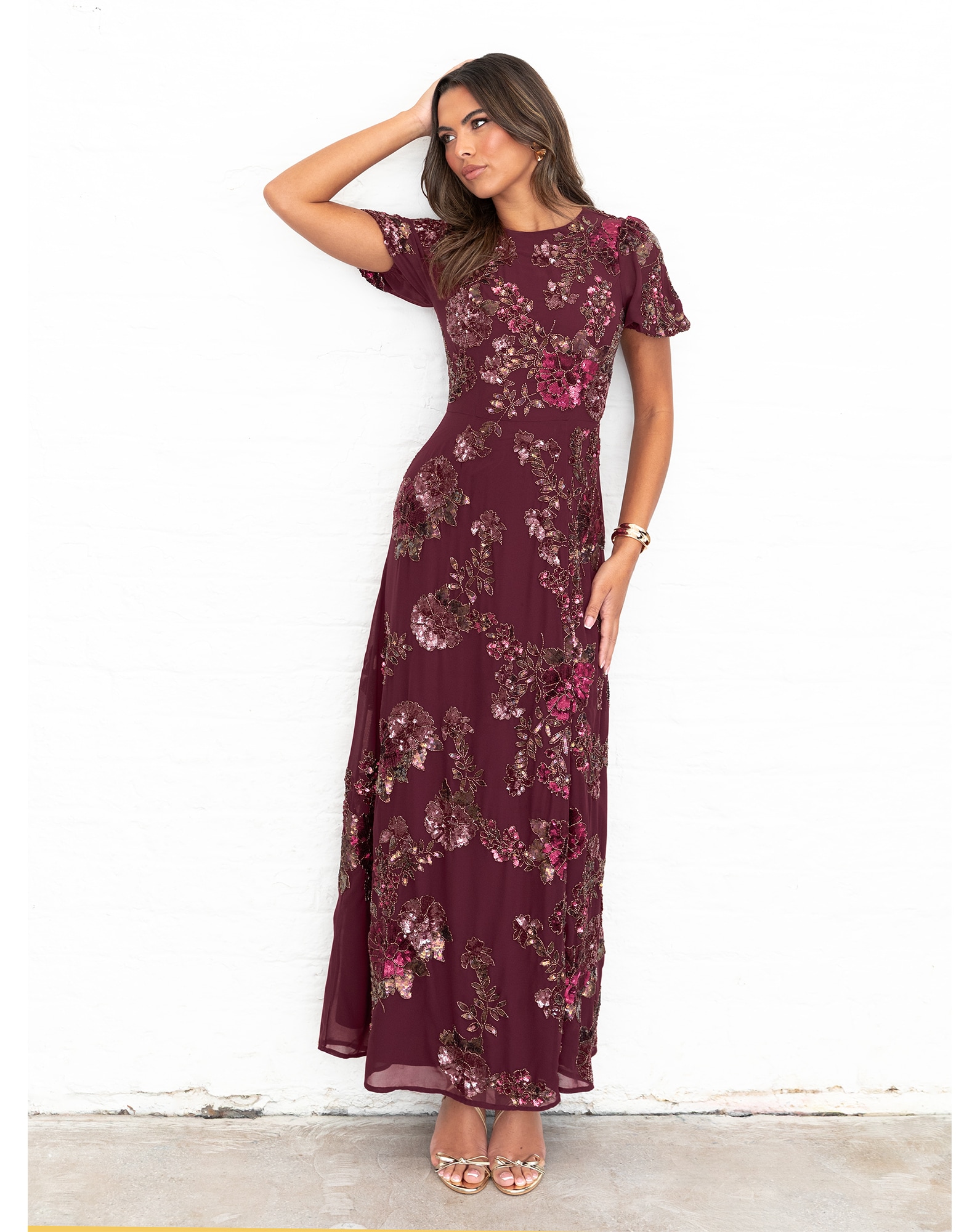 Maya Deluxe Embellished Dress