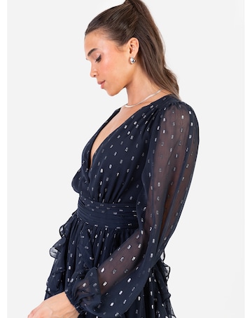 Anaya Metallic thread Dress