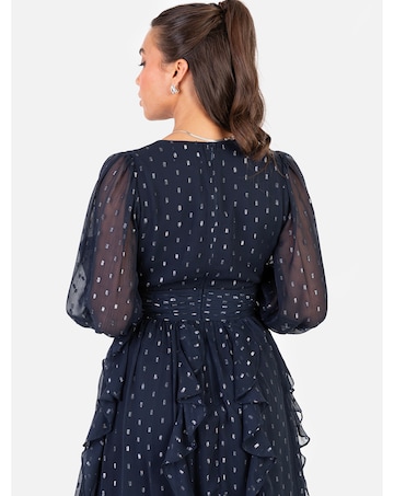 Anaya Metallic thread Dress