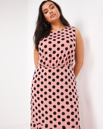 Joanna Hope Spot Column Maxi Dress
