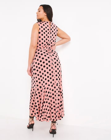 Joanna Hope Spot Column Maxi Dress