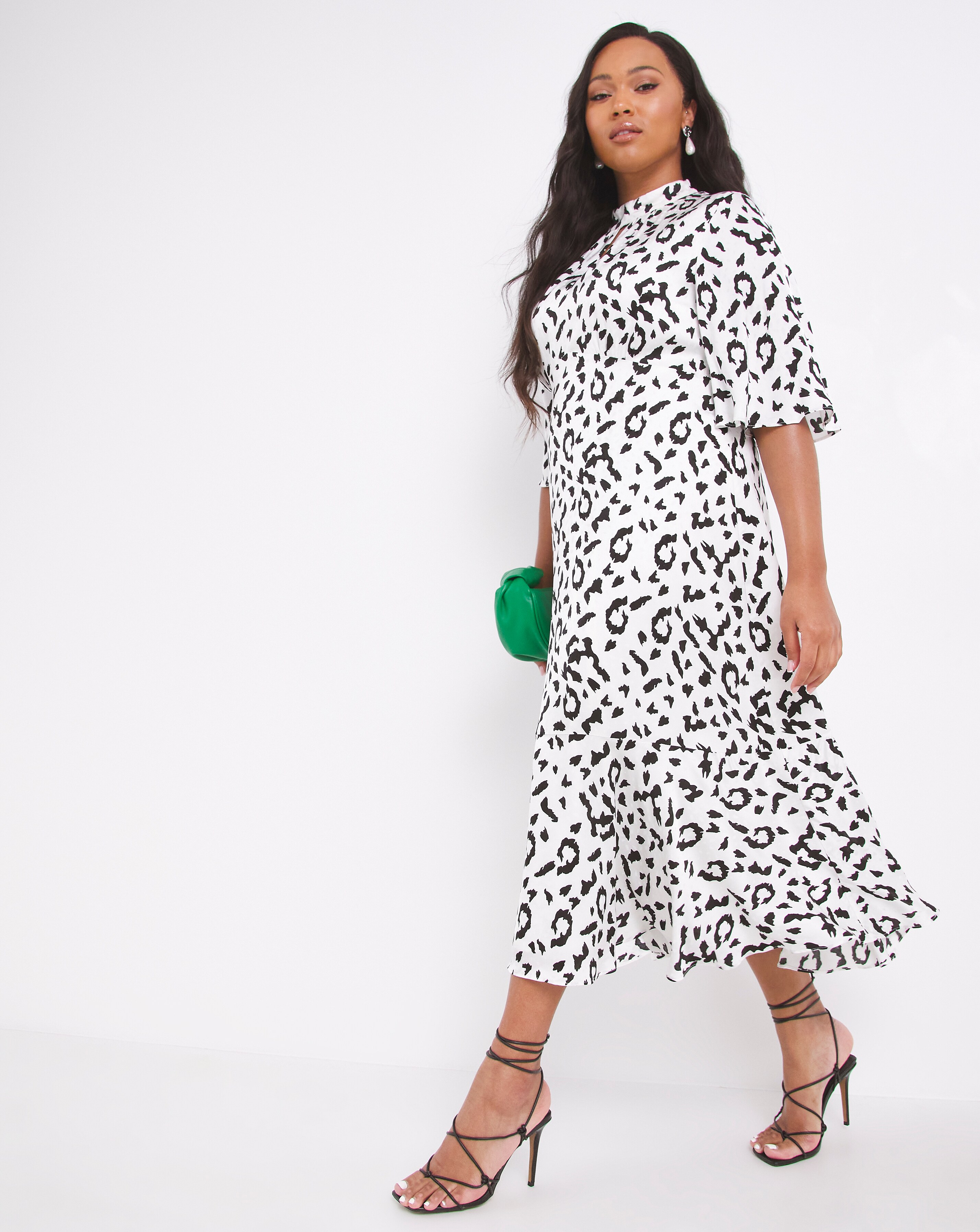 Floral Print Joanna Hope Animal Print Maxi Dress Joanna Hope Maxi  Sleeveless Dress Size 12 Animal