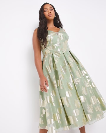 Joanna Hope Jacquard Prom Midi Dress | Simply Be