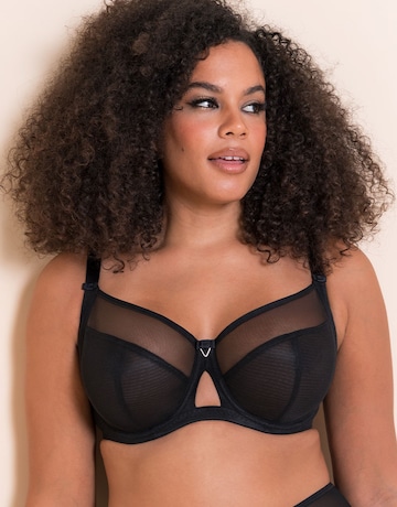 Curvy Kate Victory Balcony Wired Bra Black