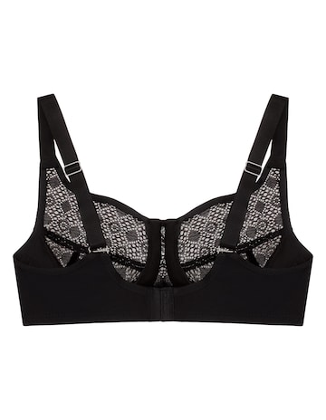 Glamorise Plus Size Lace Comfort WonderWire Bra 9855