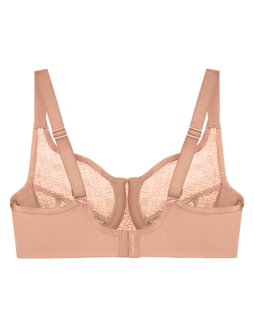 Glamorise Plus Size Lace Comfort WonderWire Bra 9855