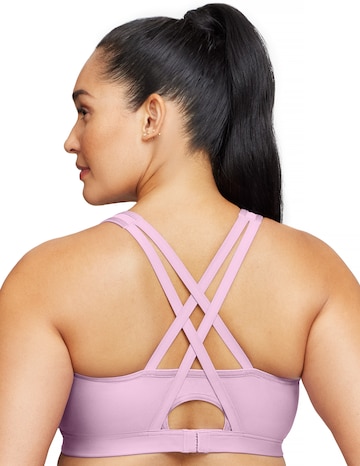 Glamorise Plus Size Zip Up Front-Close Sports Bra 9266