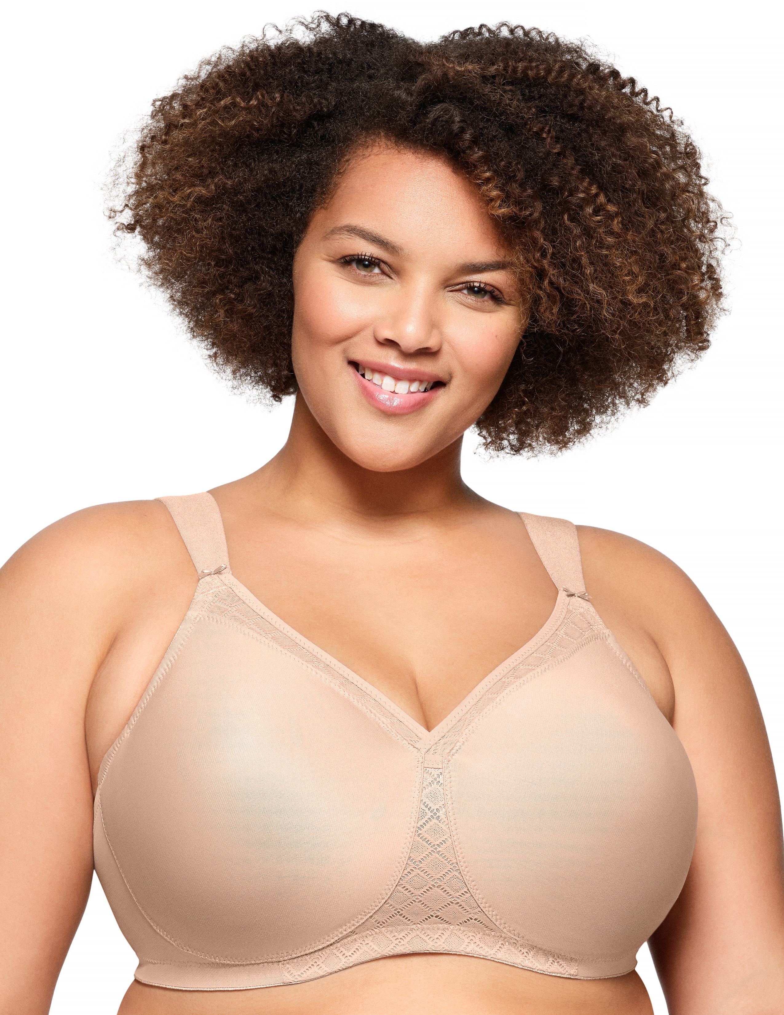 Glamorise Plus Size MagicLift Seamless T-Shirt Bra 1080
