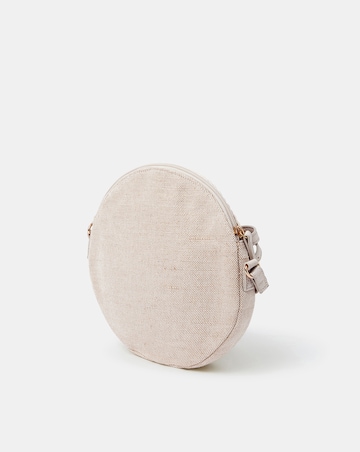 Accessorize Round Macrame Bag Cream