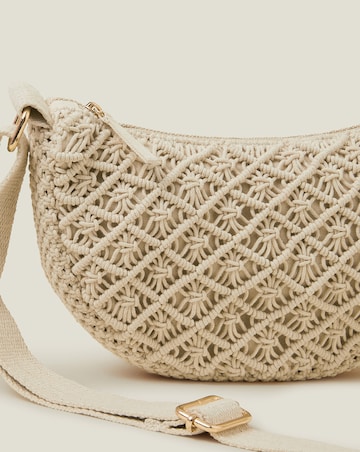 Accessorize Macrame Sling Cross-Body Bag