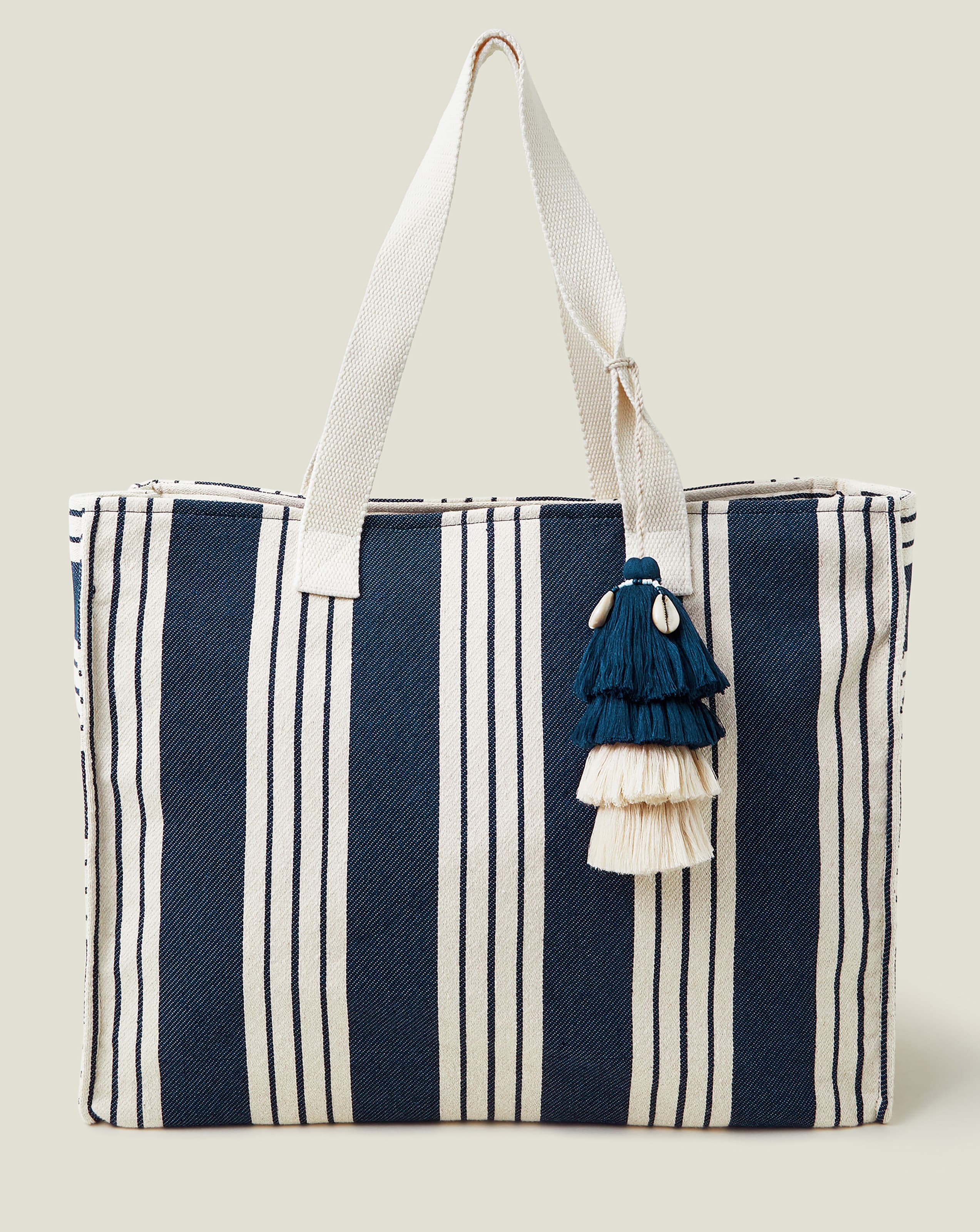 Accessorize Large Stripe Beach Bag