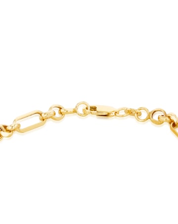 9ct Yellow Gold Figaro Belcher Bracelet