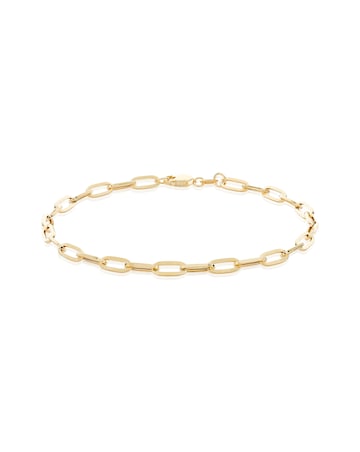 9ct Yellow Gold Paper Chain Bracelet