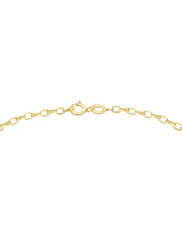 9ct Yellow Gold Hollow Belcher Bracelet