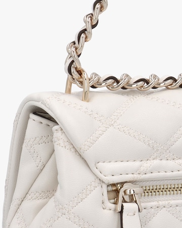 Guess Tamsin Quilted Off White Cross-Body Bag