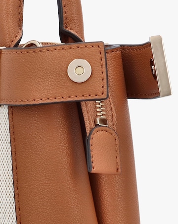 Guess Anadela Mini Natural Cognac Satchel Bag