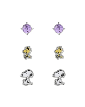 Snoopy 3Pc Earring Set