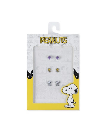 Snoopy 3Pc Earring Set
