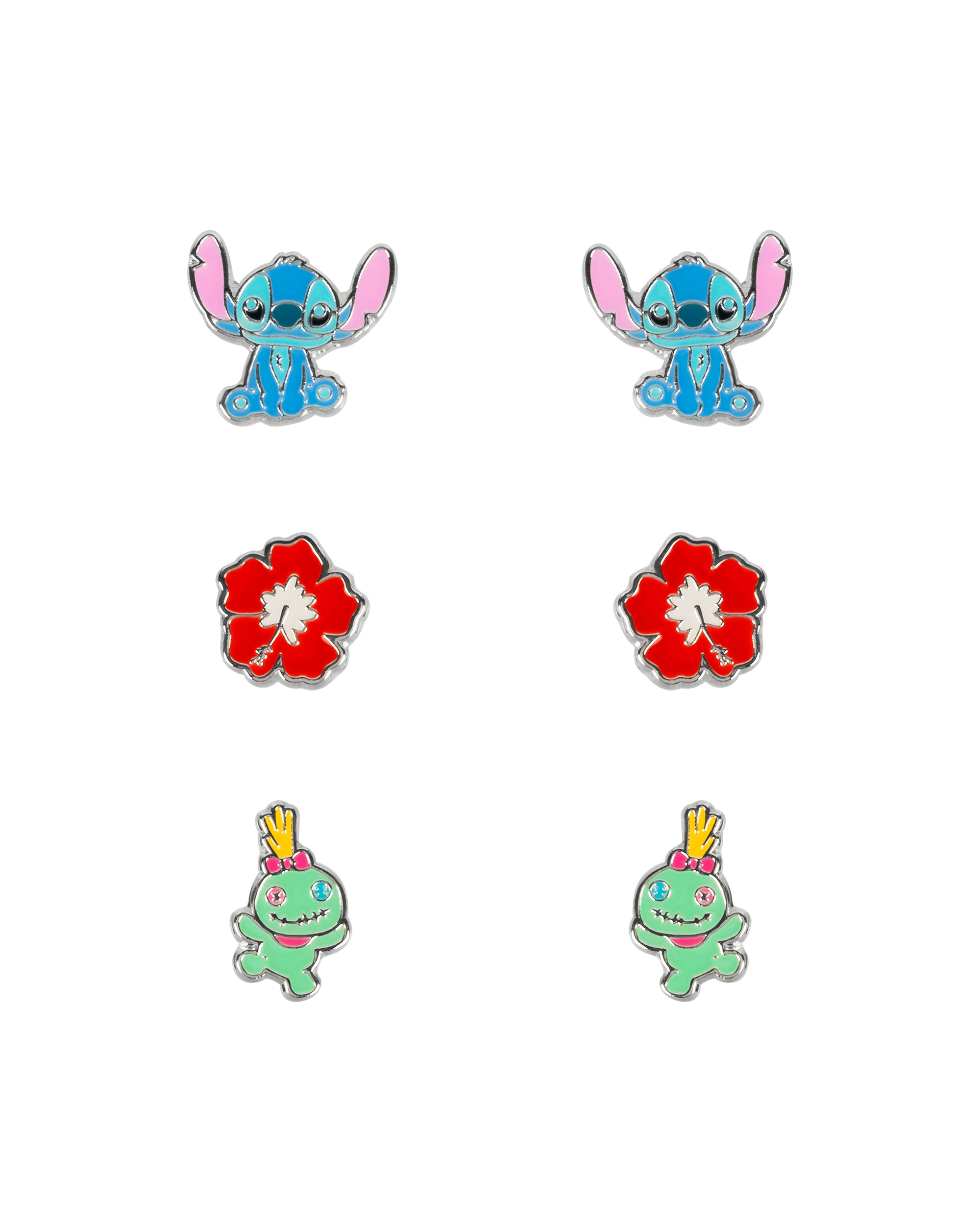 New In - Stitch Stud Earring Set