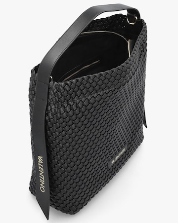 Valentino Bags Shantel Woven Black Hobo Bag