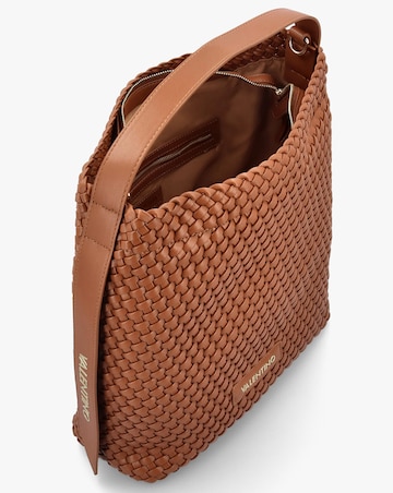 Valentino Bags Shantel Woven Tan Hobo Bag