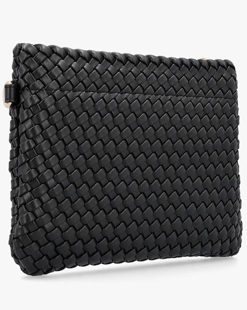 Valentino Bags Shantel Woven Black Shoulder Bag