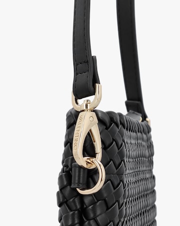 Valentino Bags Shantel Woven Black Shoulder Bag