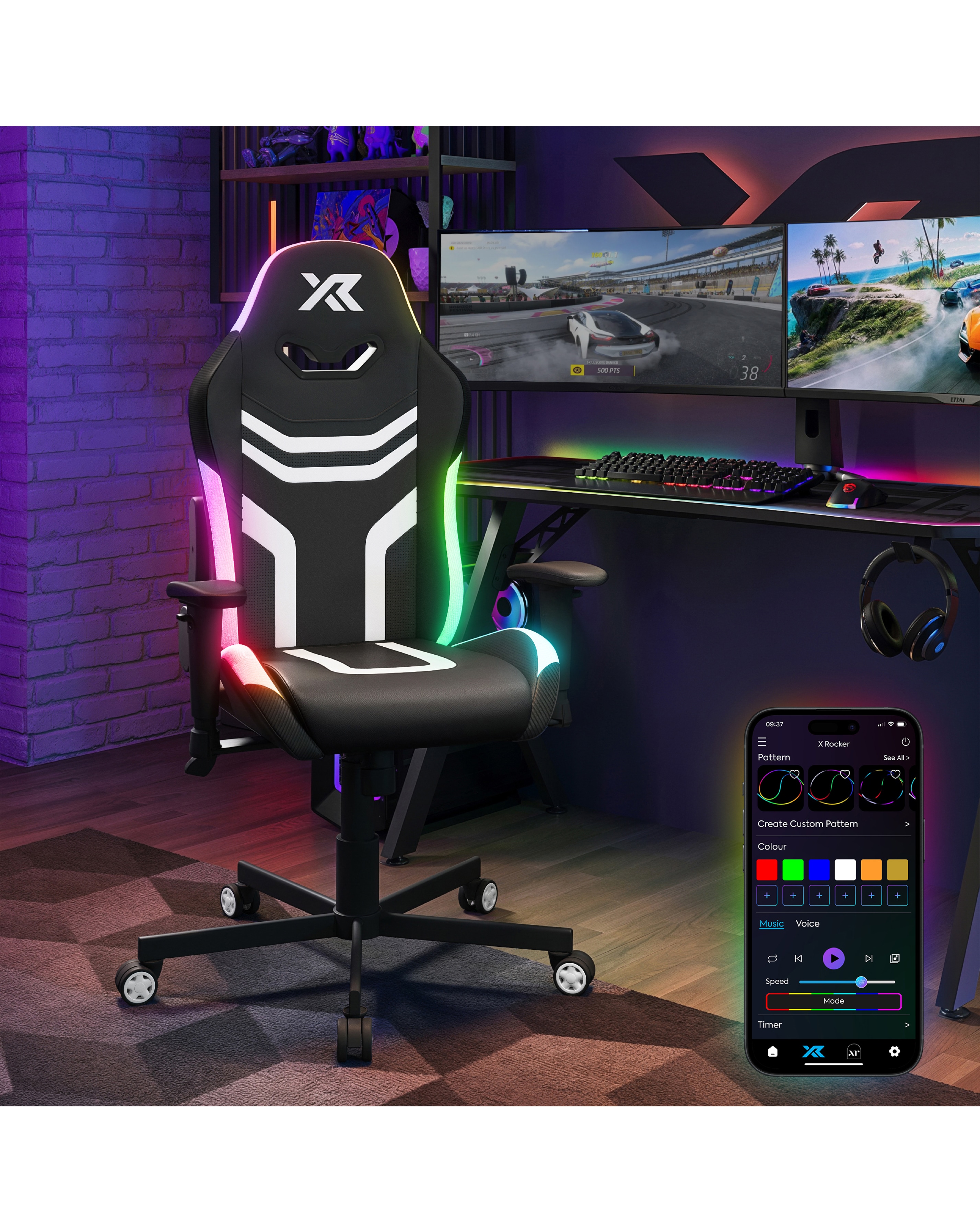 X Rocker Agility Compact Gaming Chair