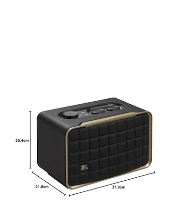 JBL Authentics 200 Black Smart Home Speaker with WIFI