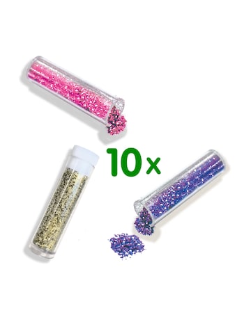 SES Bio Glitter 10 Colours Pack