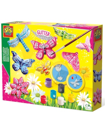 SES Butterfly Glitter Cast & Paint